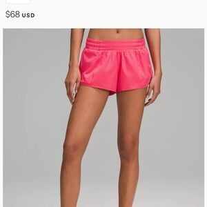 Lululemon Hotty Hot LR Short 2.5” Size 6